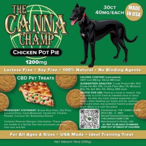 1000Mg Pet CBD Chicken Pot Pie Treats